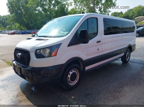 1FBAX2Y83MKA52372 2021 FORD TRANSIT-350 White Vista tres cuartos delantera izquierda