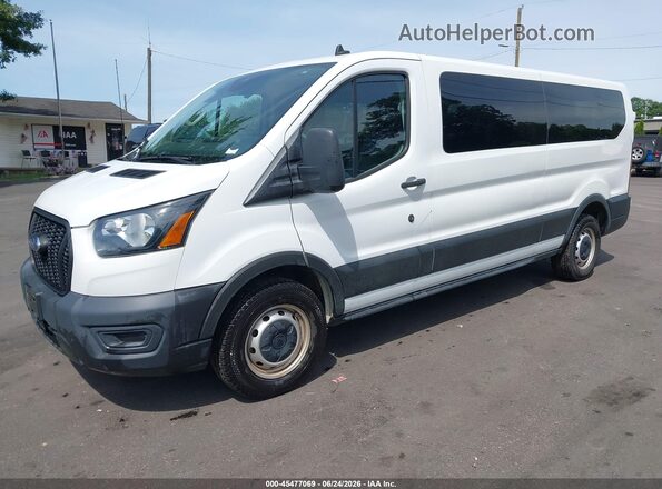 1FBAX2Y84MKA90290 2021 FORD TRANSIT-350 Белый Передняя левая четверть