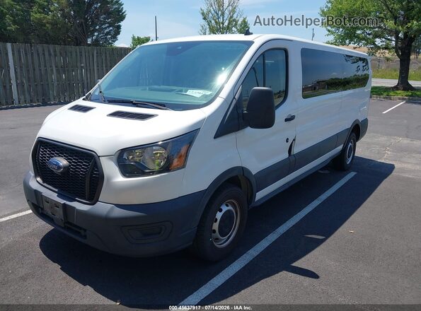 1FBAX2Y85MKA90220 2021 FORD TRANSIT-350 White Vista tres cuartos delantera izquierda