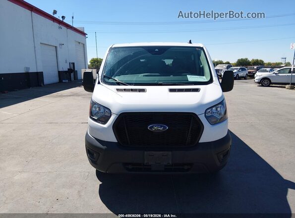 1FBAX2Y85MKB03564 2021 FORD TRANSIT-350 White Widok z przodu