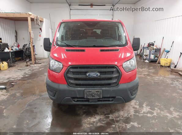 1FBAX2Y86LKB23384 2020 FORD TRANSIT-350 Red უკანა სალონის ხედი