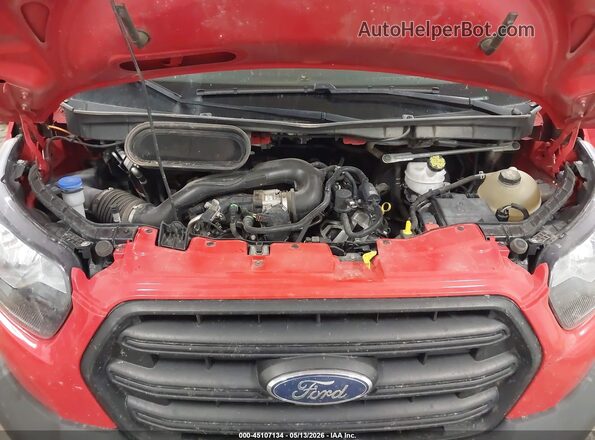1FBAX2Y86LKB23384 2020 FORD TRANSIT-350 Red უკანა ხედი