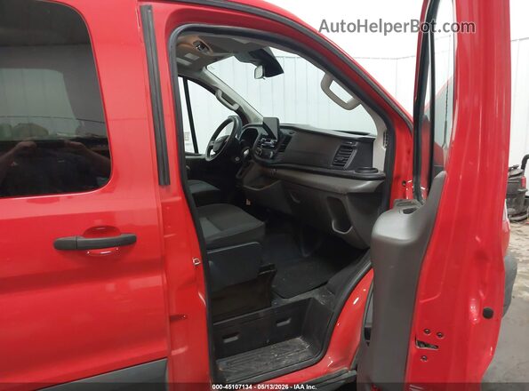 1FBAX2Y86LKB23384 2020 FORD TRANSIT-350 Red წინა სალონის ხედი