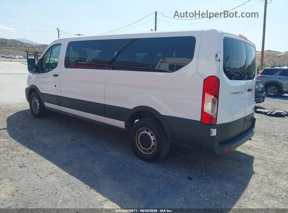 1FBAX2Y86MKA90209 2021 FORD TRANSIT-350 White Trasero izquierdo