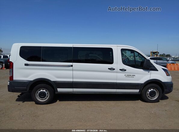 1FBAX2Y86MKB03718 2021 FORD TRANSIT-350 White Vista interior trasera