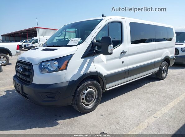 1FBAX2Y88LKB23340 2020 FORD TRANSIT-350 White Vista tres cuartos delantera izquierda