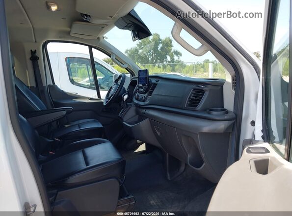1FBAX2Y88LKB23340 2020 FORD TRANSIT-350 White Vista interior delantera