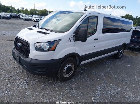 1FBAX2Y88MKA90339 2021 FORD TRANSIT-350 White Передня ліва чверть