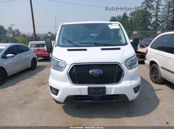 1FBAX2Y88PKB09010 2023 FORD TRANSIT-350 White Widok zestawu wskaźników