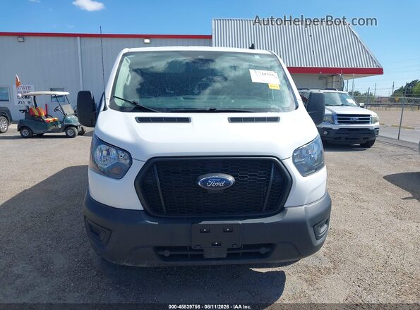 1FBAX2Y89PKB57521 2023 FORD TRANSIT-350 White Vista del cuadro de instrumentos