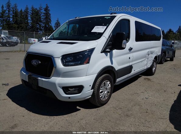 1FBAX2YG4TKA51978 2026 FORD TRANSIT-350 White წინა მარცხენა ხედი სამი მეოთხედიდან