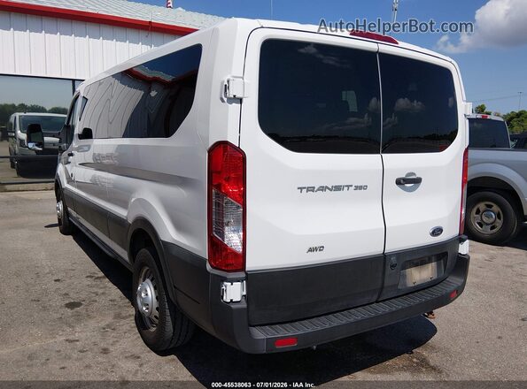 1FBAX9Y88PKA06937 2023 FORD TRANSIT-350 White Trasero izquierdo