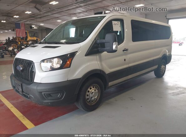 1FBAX9Y89PKA25786 2023 FORD TRANSIT-350 White Przód lewy