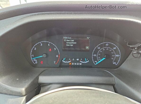 1FBVU5XG6PKB14047 2023 FORD TRANSIT White Սարքավորումների վահանակի տեսք