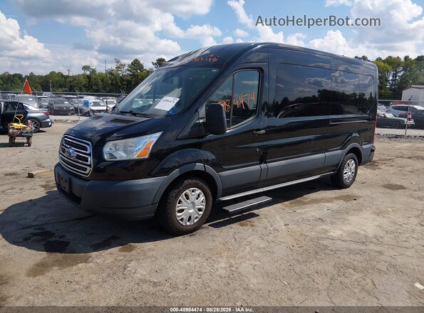 1FBZX2CM0GKA22080 2016 FORD TRANSIT-350 Черный Передняя левая четверть