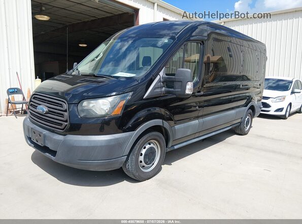 1FBZX2CM1HKB26661 2017 FORD TRANSIT-350 Черный Передняя левая четверть