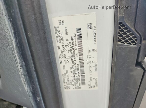 1FBZX2CM5GKB28363 2016 FORD TRANSIT White VIN sticker view
