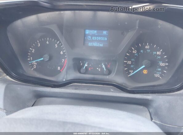 1FBZX2YM1JKB42633 2018 FORD TRANSIT-350 White Rear seats view