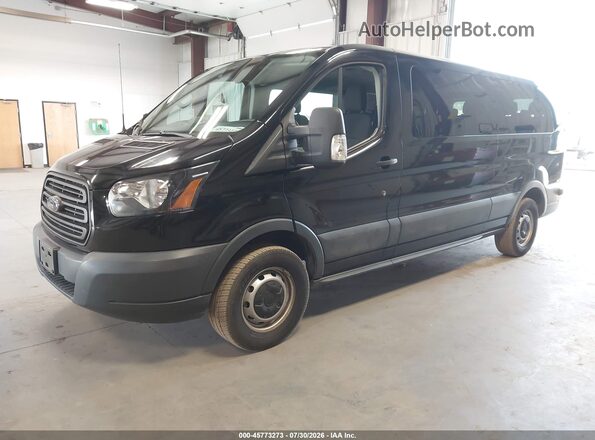 1FBZX2YM2JKA75539 2018 FORD TRANSIT-350 Black Przód lewy