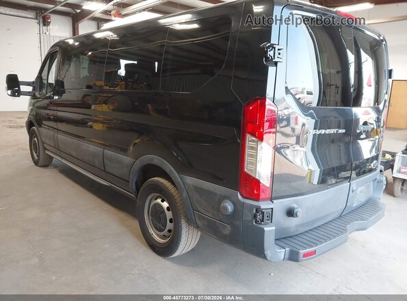 1FBZX2YM2JKA75539 2018 FORD TRANSIT-350 Black Tył lewy