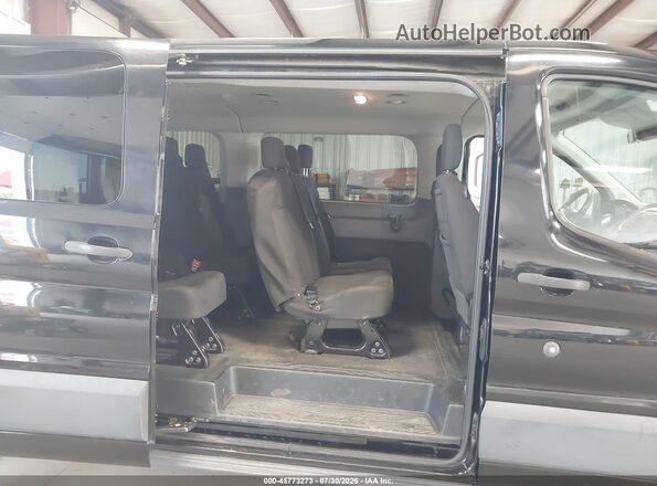 1FBZX2YM2JKA75539 2018 FORD TRANSIT-350 Black Widok naklejki z numerem VIN