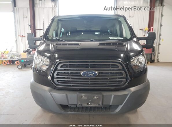 1FBZX2YM2JKA75539 2018 FORD TRANSIT-350 Black Widok wnętrza z tyłu