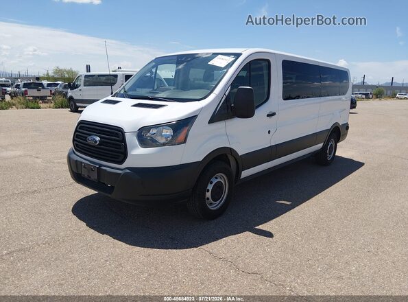 1FBZX2YM2KKA16508 2019 FORD TRANSIT-350 Белый Передняя левая четверть