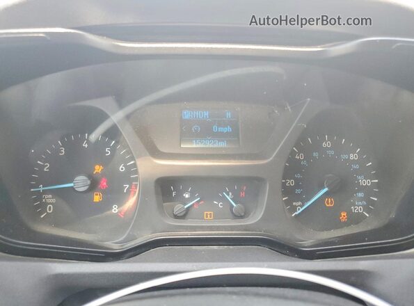 1FBZX2YM6JKA90237 2018 FORD TRANSIT Белый Вид щитка приборов