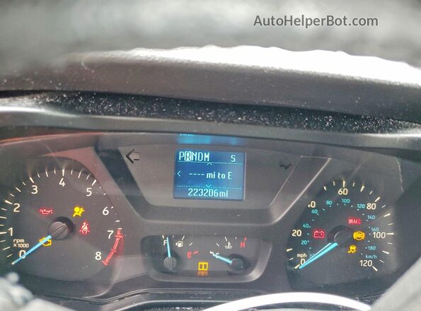 1FBZX2YMXHKA47143 2017 FORD TRANSIT White Instrument cluster view