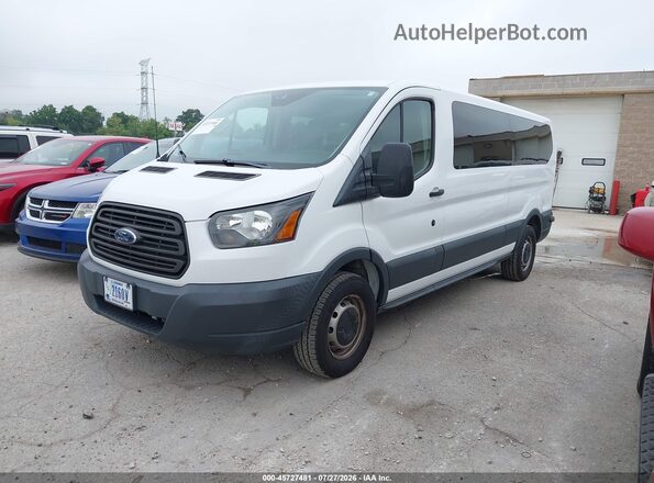 1FBZX2ZM0JKA75554 2018 FORD TRANSIT-350 White Առջևի ձախ երեք քառորդ տեսարան