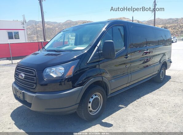 1FBZX2ZM1JKA99863 2018 FORD TRANSIT-350 Черный Передняя левая четверть
