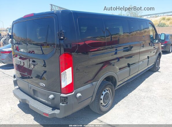 1FBZX2ZM1JKA99863 2018 FORD TRANSIT-350 Черный Задняя правая четверть