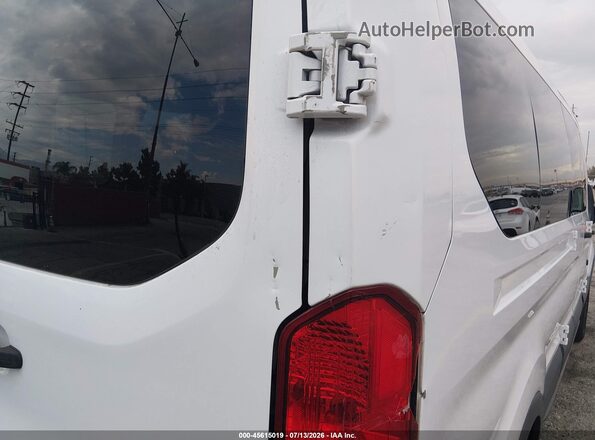 1FBZX2ZM1JKB18850 2018 FORD TRANSIT-350 White Vista interior trasera