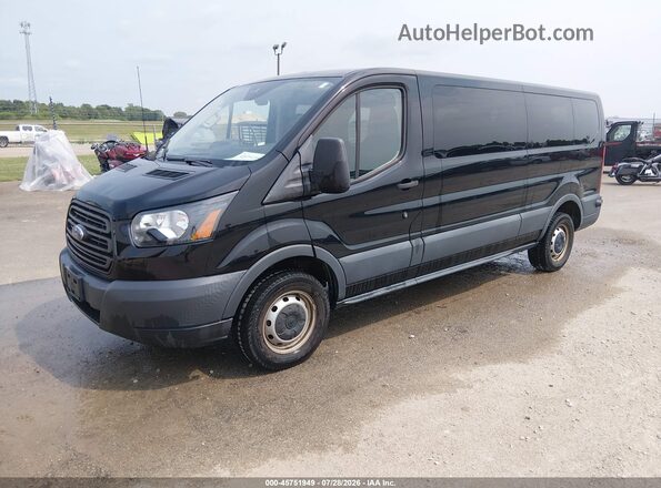 1FBZX2ZM1JKB42937 2018 FORD TRANSIT-350 Black Առջևի ձախ երեք քառորդ տեսարան