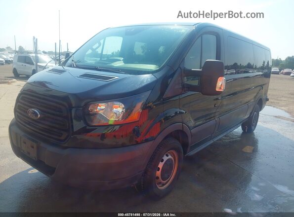 1FBZX2ZM1JKB52769 2018 FORD TRANSIT-350 Black Przód lewy