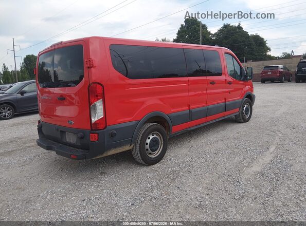 1FBZX2ZM1JKB52867 2018 FORD TRANSIT-350 Red Tył prawy