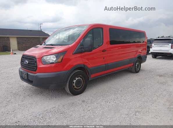 1FBZX2ZM1JKB52867 2018 FORD TRANSIT-350 Red Przód lewy