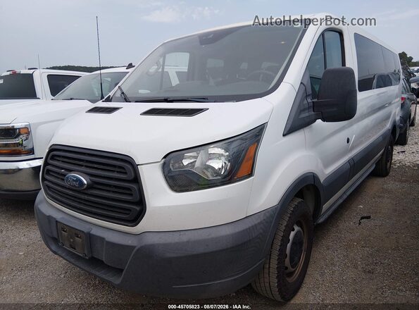 1FBZX2ZM1JKB52884 2018 FORD TRANSIT-350 White Widok wnętrza 360 stopni