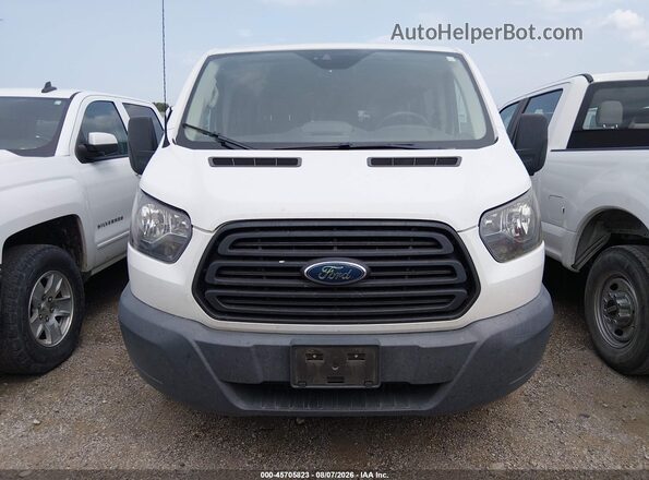 1FBZX2ZM1JKB52884 2018 FORD TRANSIT-350 White Widok zestawu wskaźników