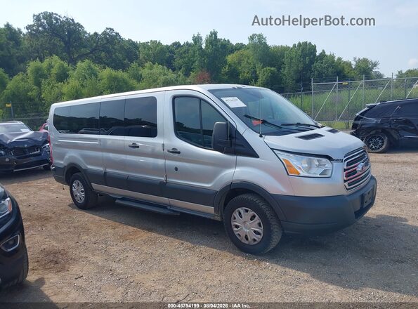 1FBZX2ZM2GKA85625 2016 FORD TRANSIT-350 Silver Widok wnętrza z tyłu