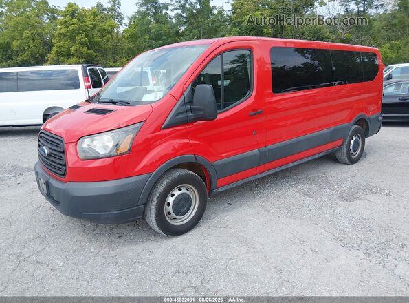 1FBZX2ZM2GKB18963 2016 FORD TRANSIT-350 Red Front left