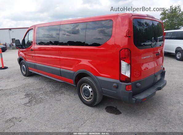 1FBZX2ZM2GKB18963 2016 FORD TRANSIT-350 Red Rear left