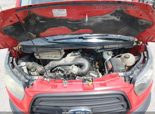 1FBZX2ZM2GKB18963 2016 FORD TRANSIT-350 Red Rear view