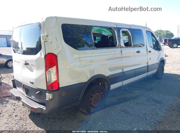 1FBZX2ZM2JKA43432 2018 FORD TRANSIT-350 White Задня права чверть