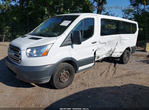 1FBZX2ZM2JKA43432 2018 FORD TRANSIT-350 White Передня ліва чверть