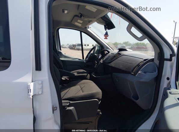 1FBZX2ZM2JKB31297 2018 FORD TRANSIT-350 White Front interior view