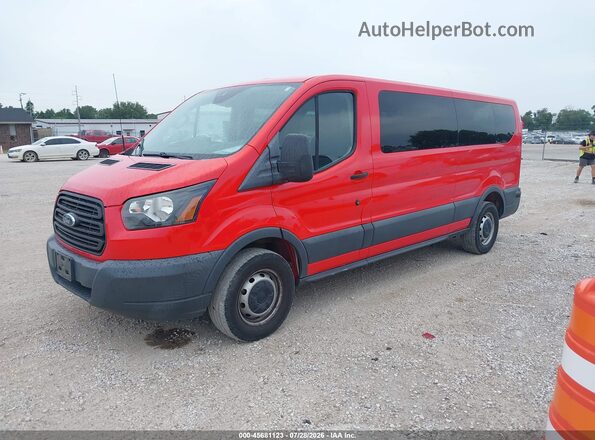 1FBZX2ZM2JKB42817 2018 FORD TRANSIT-350 Red Front left