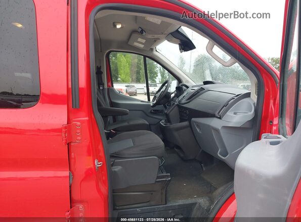 1FBZX2ZM2JKB42817 2018 FORD TRANSIT-350 Red Front interior view
