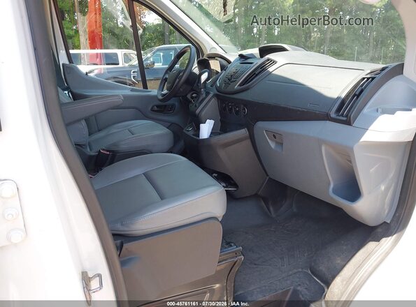 1FBZX2ZM2JKB52893 2018 FORD TRANSIT-350 White Widok wnętrza z przodu