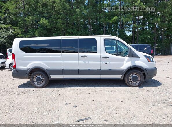 1FBZX2ZM2JKB52893 2018 FORD TRANSIT-350 White Widok wnętrza z tyłu